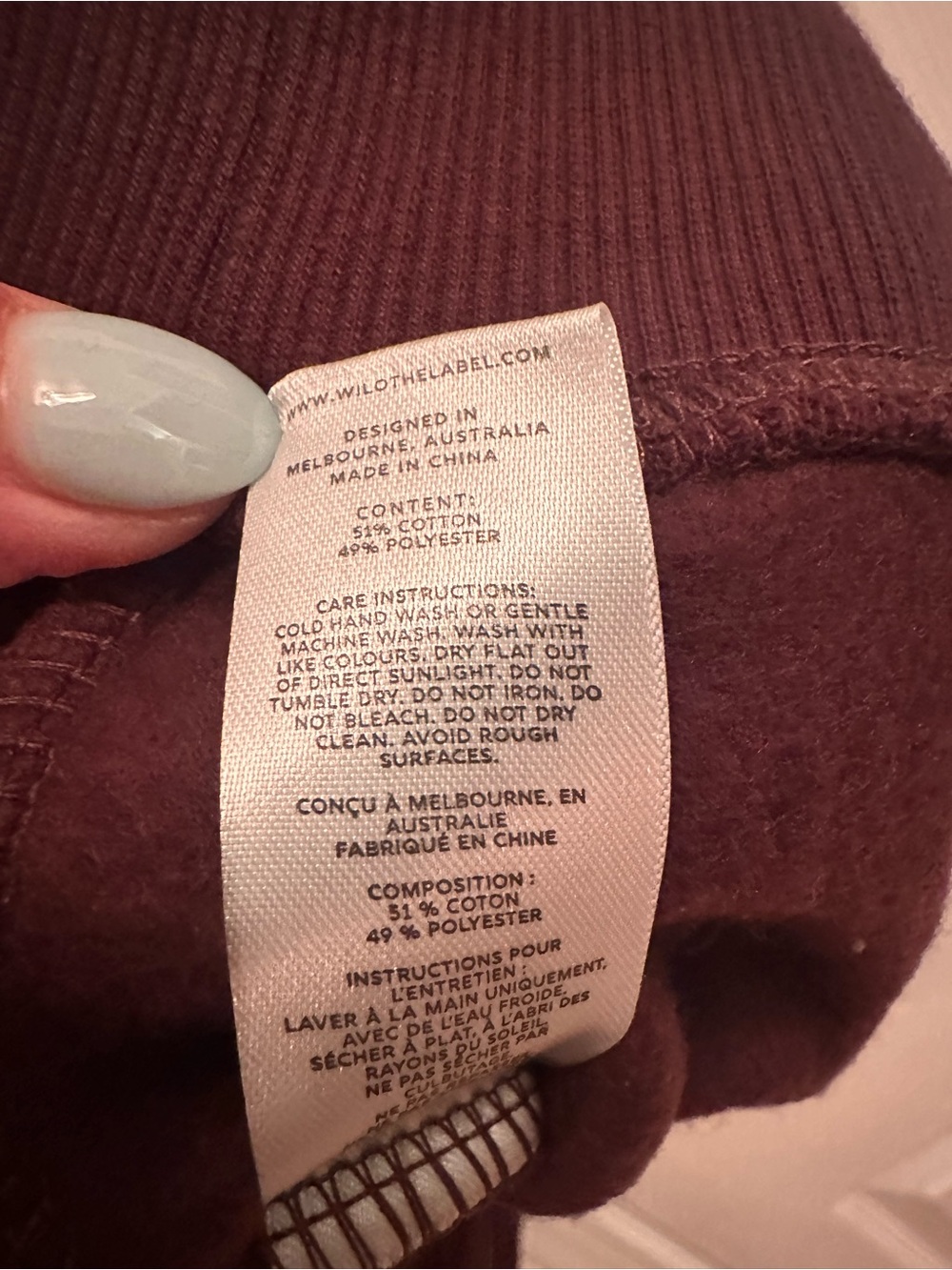 WILO the Label Lucky Horseshoe Chocolate Hoodie - NWT! Size Medium - Picture 5 of 7